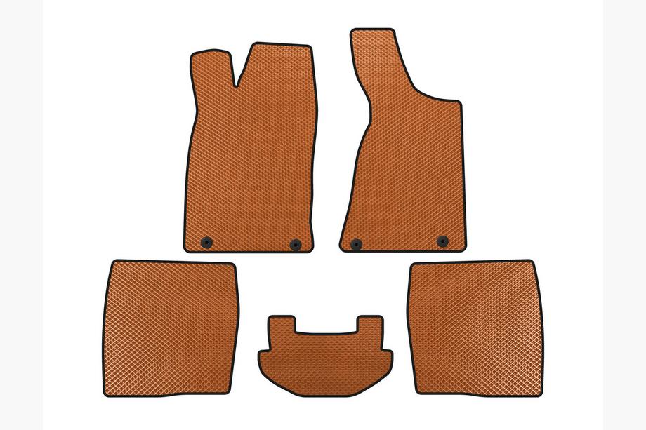 Audi 80/90 1987-1996 Tapis de sol EVA (1987-1991, Berline, Orange) Image