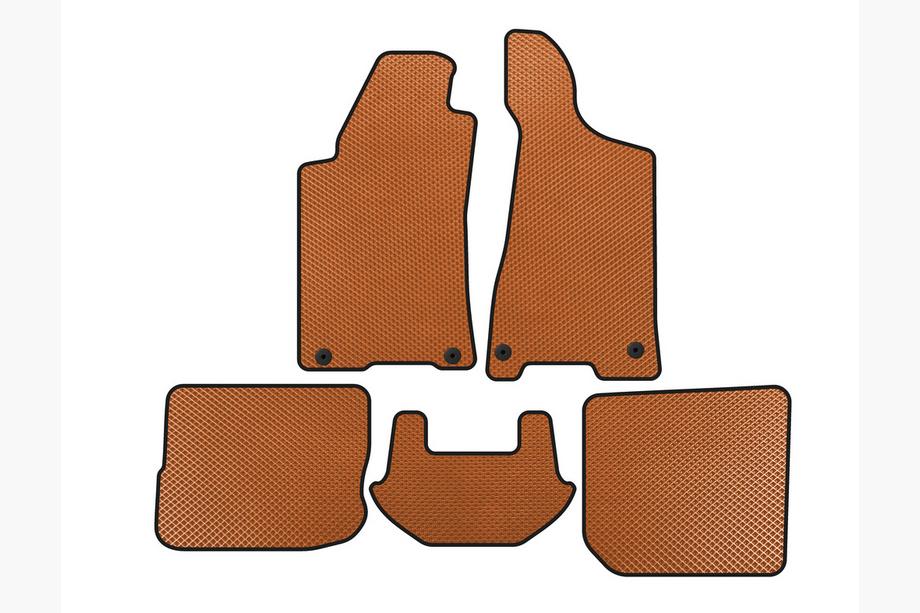 Audi 80/90 1987-1996 Tapis de sol EVA (1991-1996, Sedan, Orange) Image