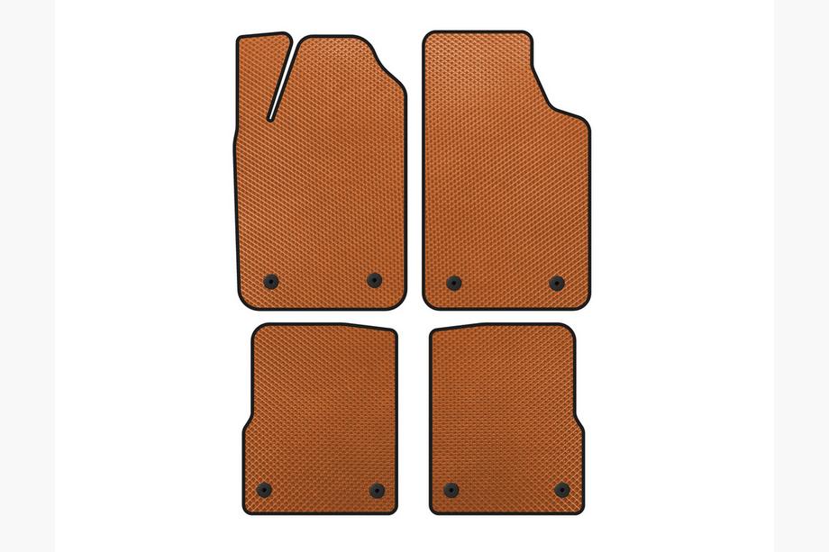Audi A2 1999-2005 Tapis de sol EVA (HB, Orange) Image