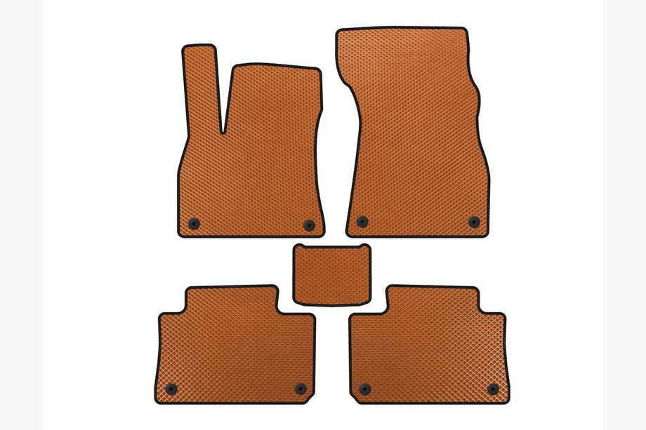 Audi e-Tron 2018-2022 Tapis de sol EVA (Orange) Image