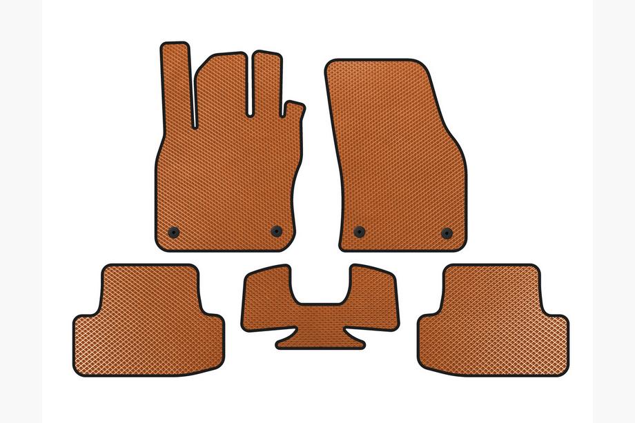 Audi Q2 2016- Tapis de sol EVA (Orange) Image