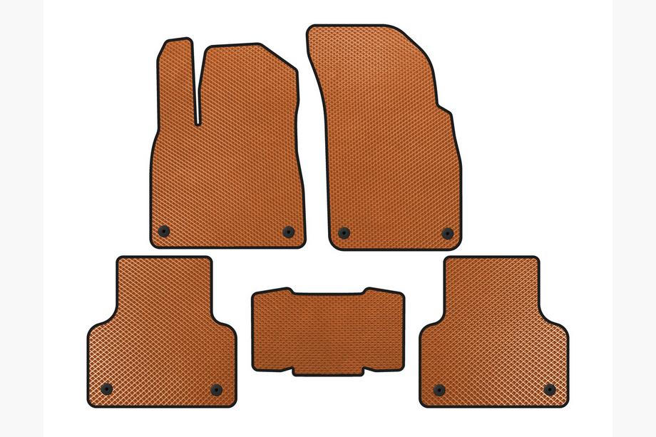 Audi Q8 2018- Tapis de sol EVA (Orange) Image