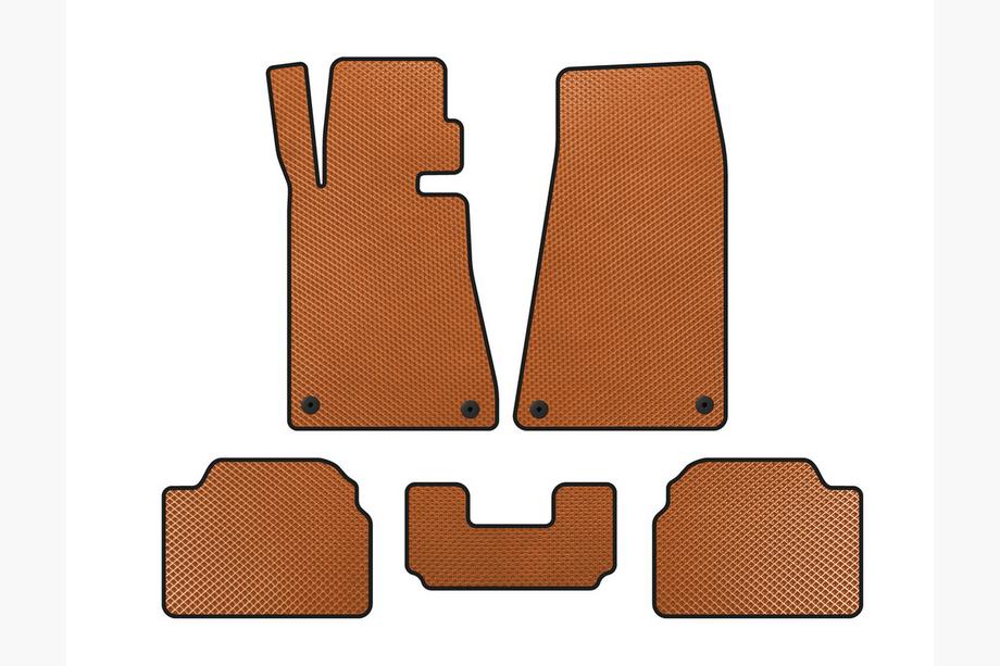 BMW 5 Series E34 1988-1995 Tapis de sol EVA (Orange) Image