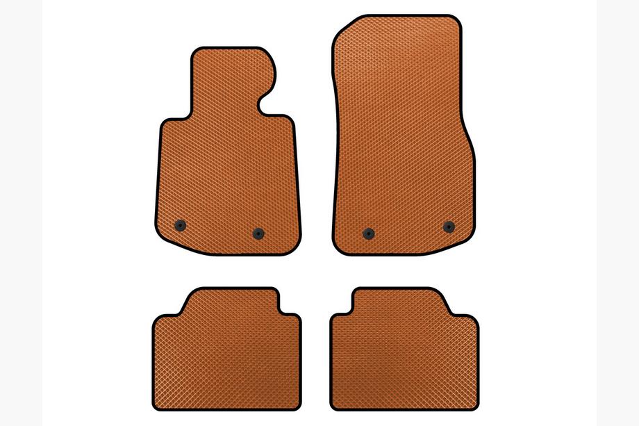 BMW 4 Series F32/F33/F36 2012-2020 Tapis de sol EVA V2 (Orange) Image