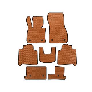 Tapis de sol EVA (Pour F46, 3 Rangées, Orange) BMW 2 Series Active Tourer F45/F46 2014-2021