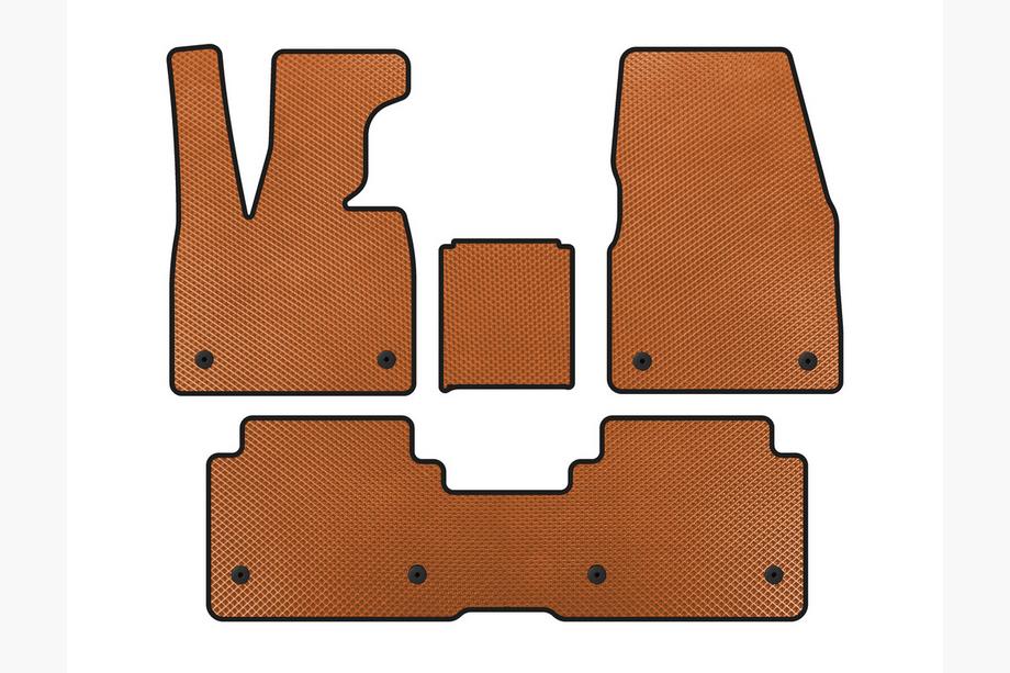 BMW I3 2013-2022 Tapis de sol EVA (Orange) Image