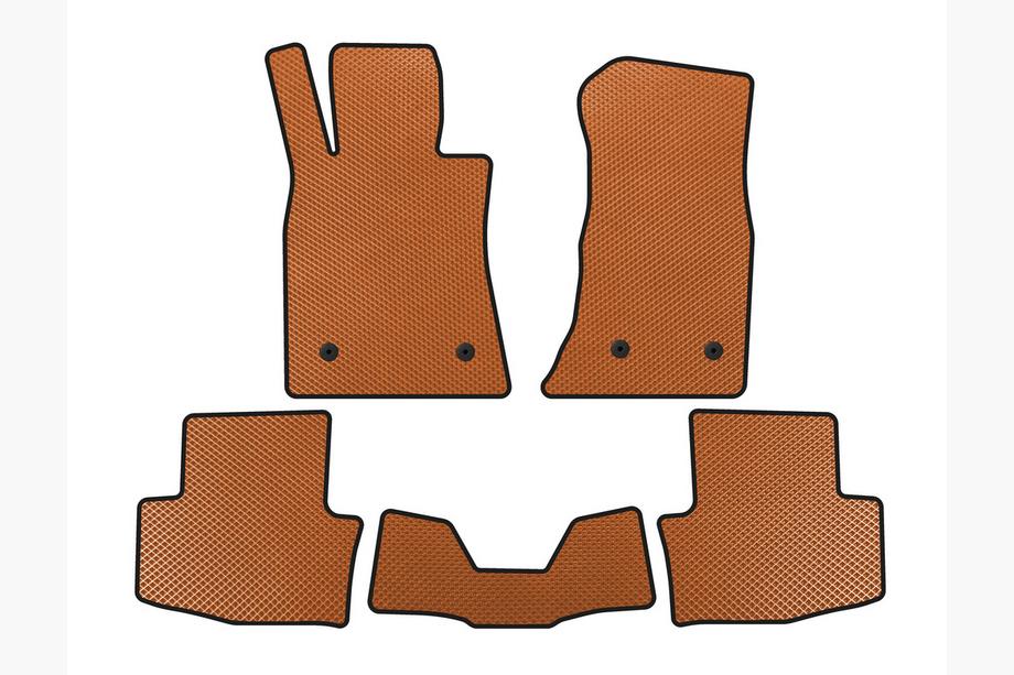 Cadillac ATS 2012-2019 Tapis de sol EVA (SD, Orange) Image