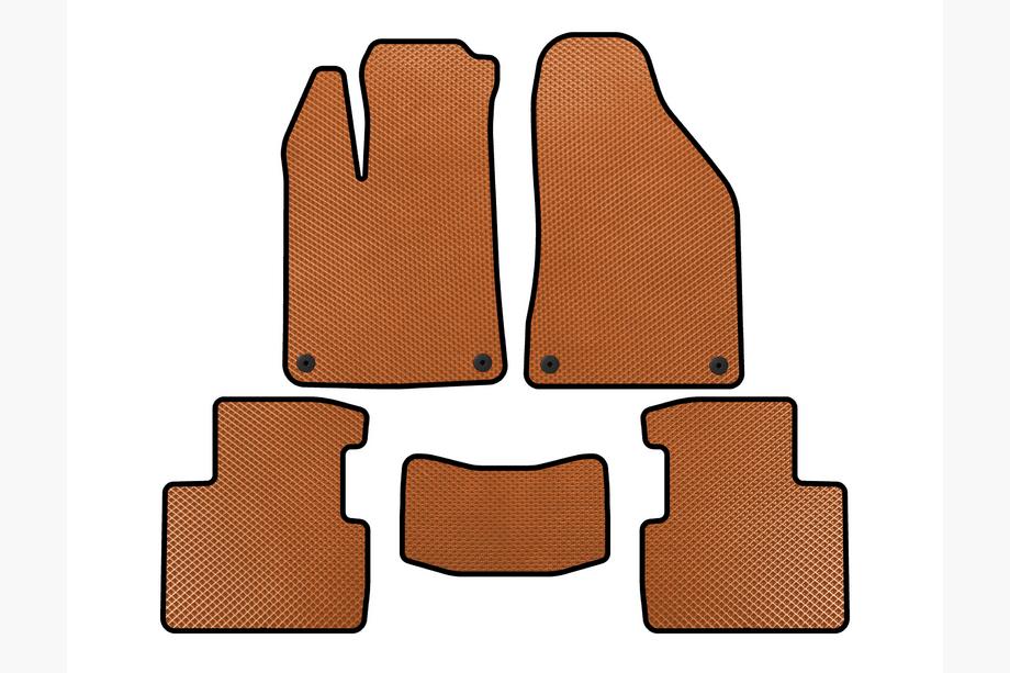 Chrysler 200 II 2014-2017 Tapis de sol EVA (SD, Orange) Image