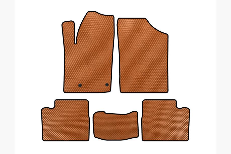 Citroen Berlingo 1996-2008 Tapis de sol EVA (Orange) Image