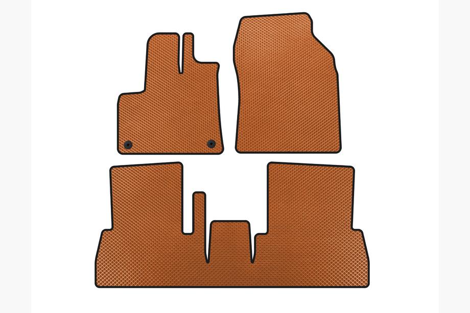 Citroen Berlingo/Multispace 2018- Tapis de sol EVA (Boîte Manuelle, Orange) Image