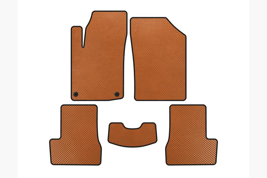 Citroen C-3 2009–2016 Tapis de sol EVA (HB, Orange) Image