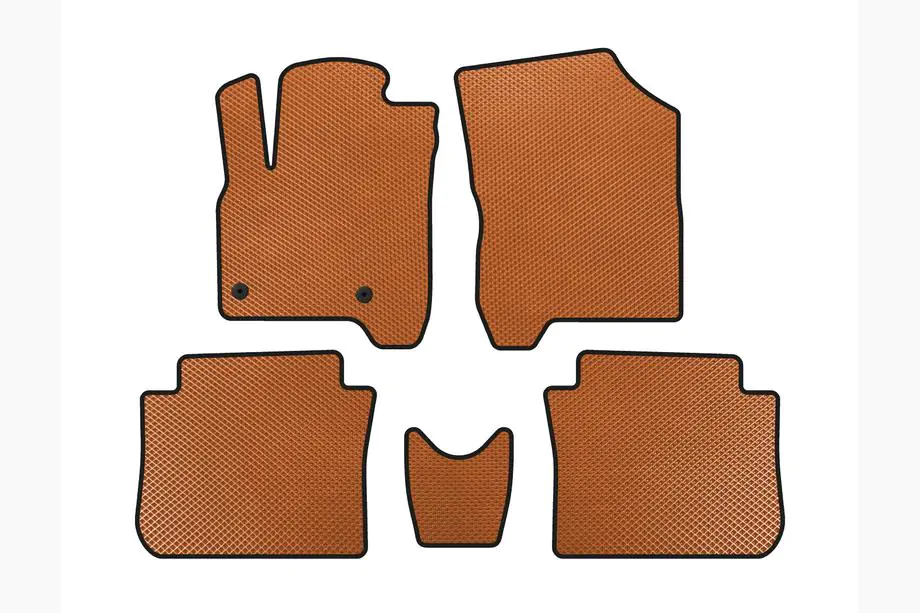 Citroen C-3 Picasso 2010-2017 Tapis de sol EVA (Orange) Image