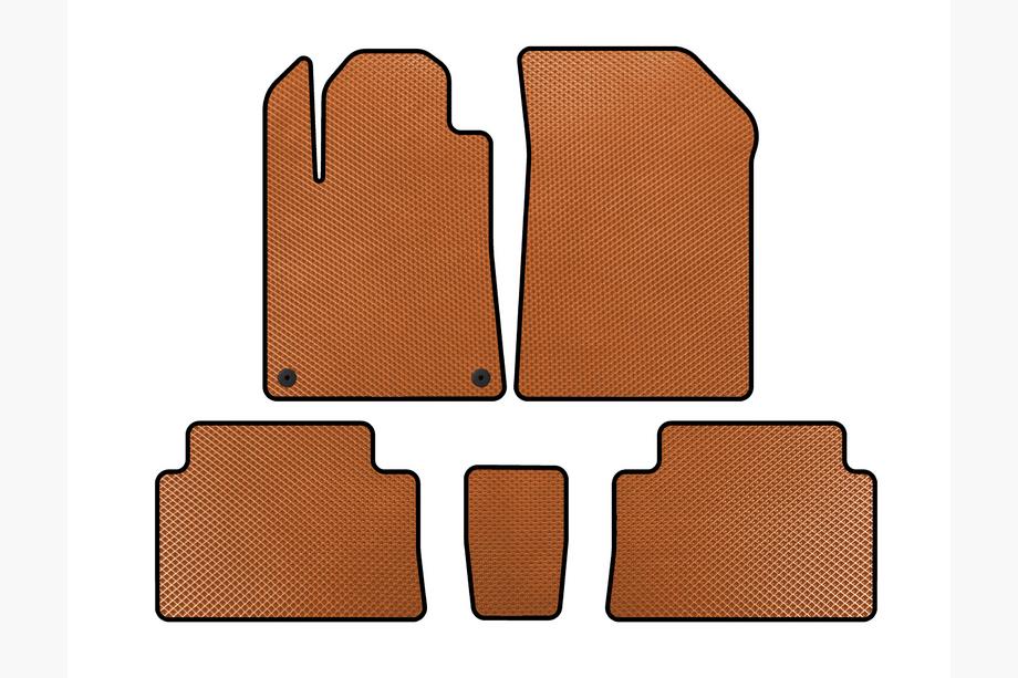 Citroen C-5 2001-2008 Tapis de sol EVA (Orange) Image