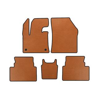Tapis de sol EVA (Pédale d'accélérateur au plancher, Orange)