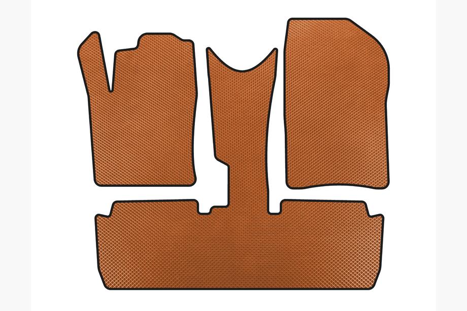 Citroen Xsara Picasso 1999-2012 Tapis de sol EVA (Avant Restylage, Orange) Image