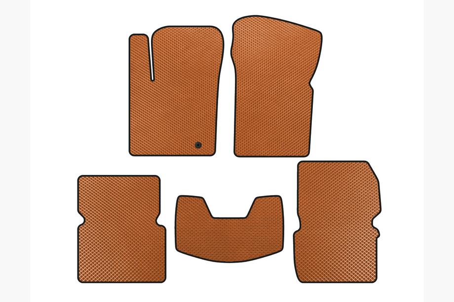Dodge Avenger 2007-2014 Tapis de sol EVA (Orange) Image
