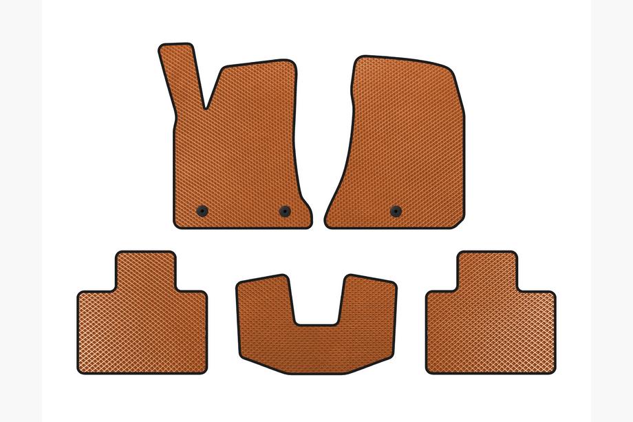 Dodge Charger 2010-2023 Tapis de sol EVA (2015-2023, SD, Orange) Image