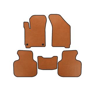 Tapis de sol EVA (2011-2020, 7 places, Orange) Dodge Journey 2008-2020