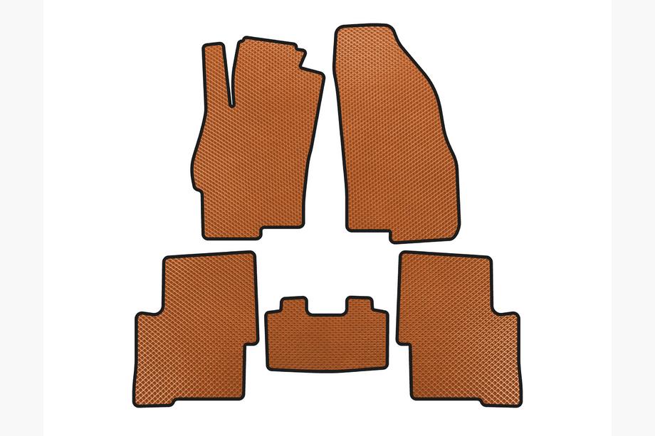 Fiat Linea 2006-2018 Tapis de sol EVA (SD, Orange) Image