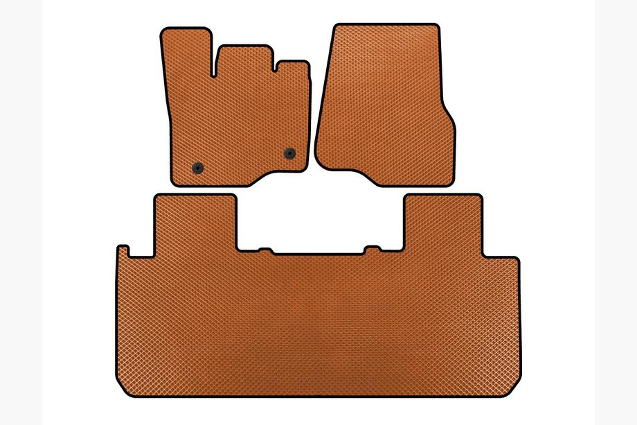 Ford F-150 2014-2021 Tapis de sol EVA (Orange) Image