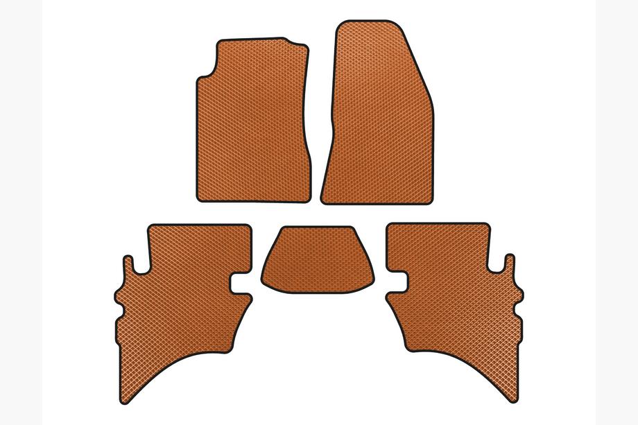 Ford Ranger 2002-2006 Tapis de sol EVA (Orange) Image