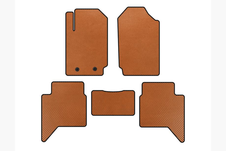 Ford Ranger 2011–2022 Tapis de sol EVA (Orange) Image