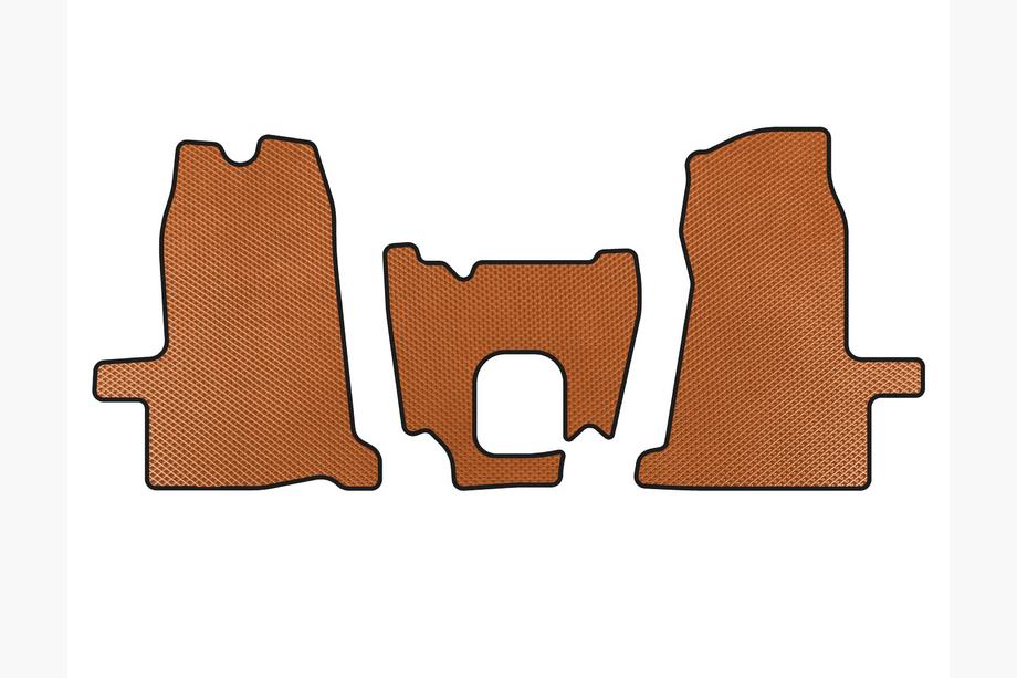 Ford Transit 2000–2014 Tapis de sol EVA (2000-2006, 1+1, Boîte manuelle, Orange) Image