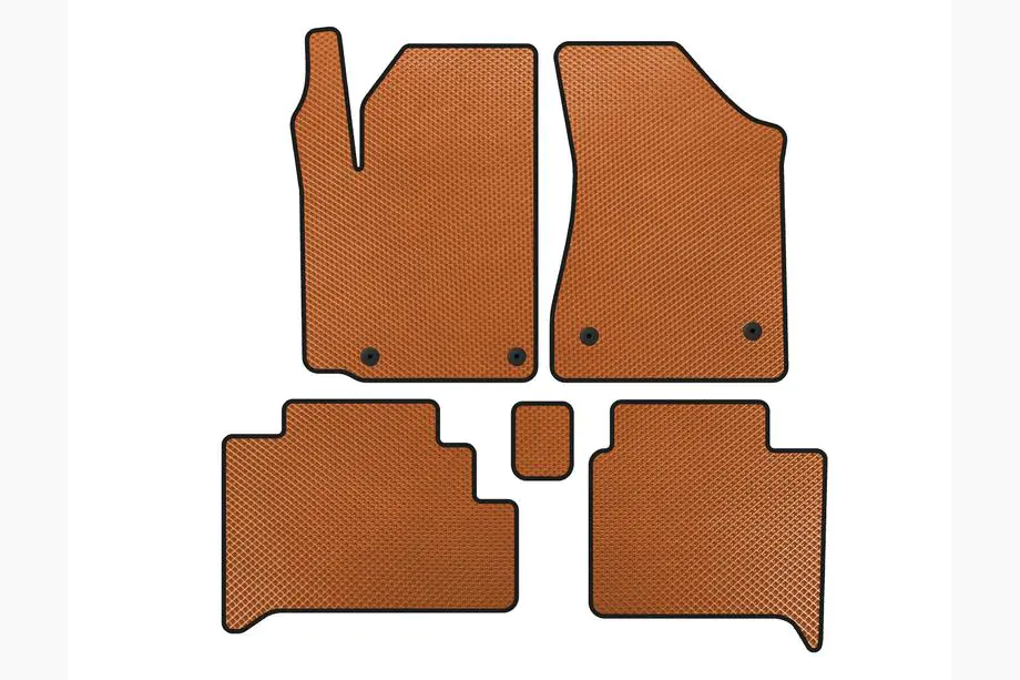 Geely GC-5 2010-2015 Tapis de sol EVA (HB, Orange) Image
