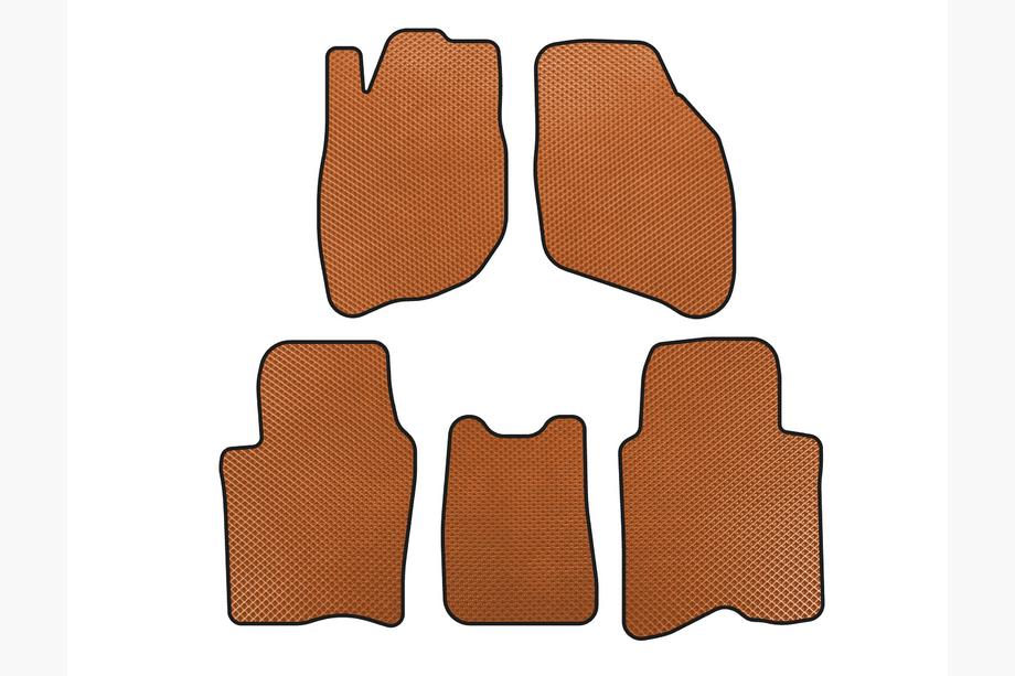 Honda City 2002-2008 Tapis de sol EVA (SD, Orange) Photo 1