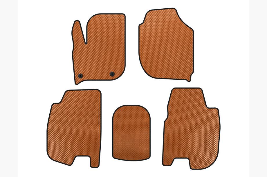 Honda FIT/Jazz 2014–2020 Tapis de sol EVA (HB, Orange) Image