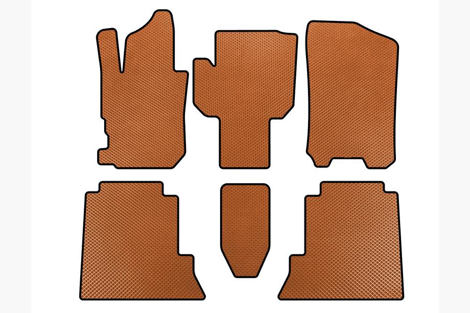 Honda FR-V 2004-2009 Tapis de sol EVA (Orange) Image