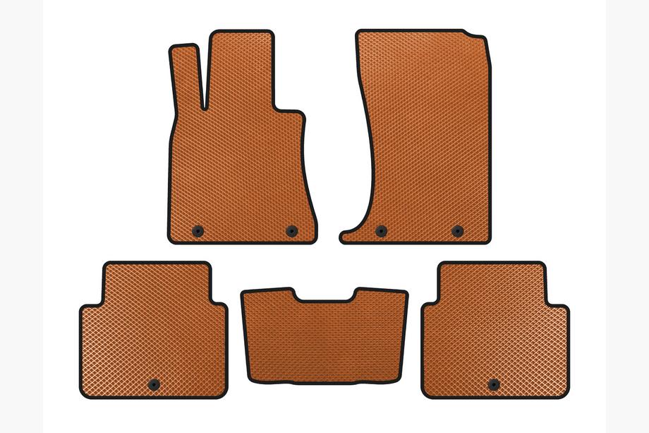 Hyundai Genesis DH 2013-2016 Tapis de sol EVA (SD, Orange) Image