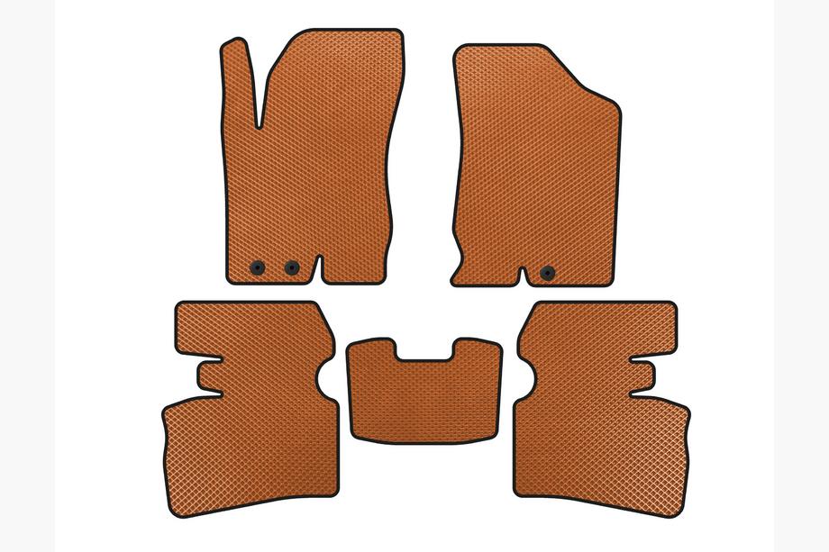 Hyundai I-30 2007-2011 Tapis de sol EVA (SW, Orange) Image