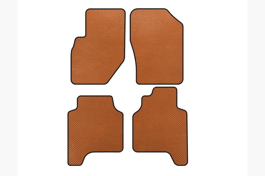 Hyundai Terracan 2001-2007 Tapis de sol EVA (Orange) Image