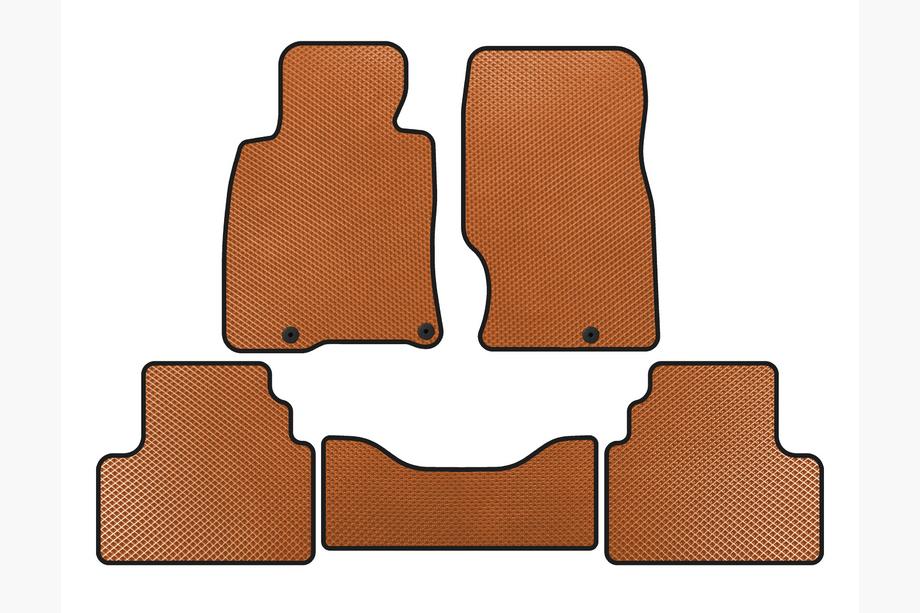 Infiniti G25/G35/37 (V36/CV36) 2006-2015 Tapis de sol EVA (G25-G35, SD, Orange) Photo 1
