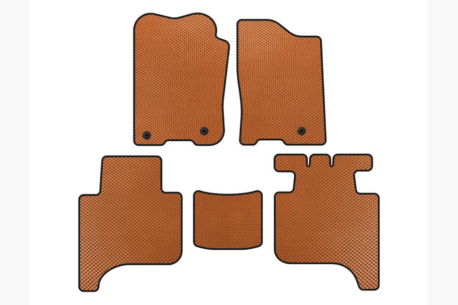 Infiniti QX56 2004-2010 Tapis de sol EVA (2 Rangées, 2004-2008, Orange) Image