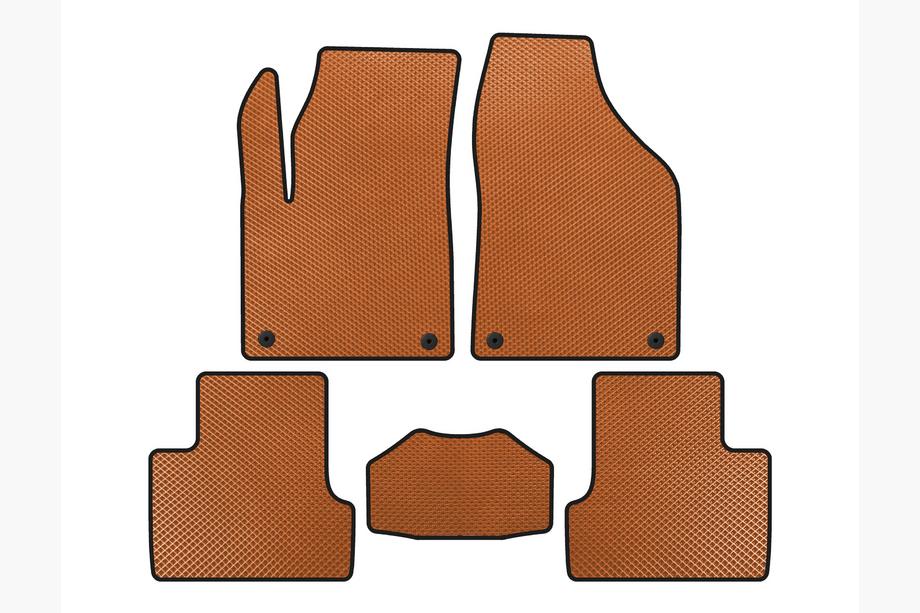 Jeep Cherokee KL 2013- Tapis de sol EVA (à partir de 2018, Orange) Image