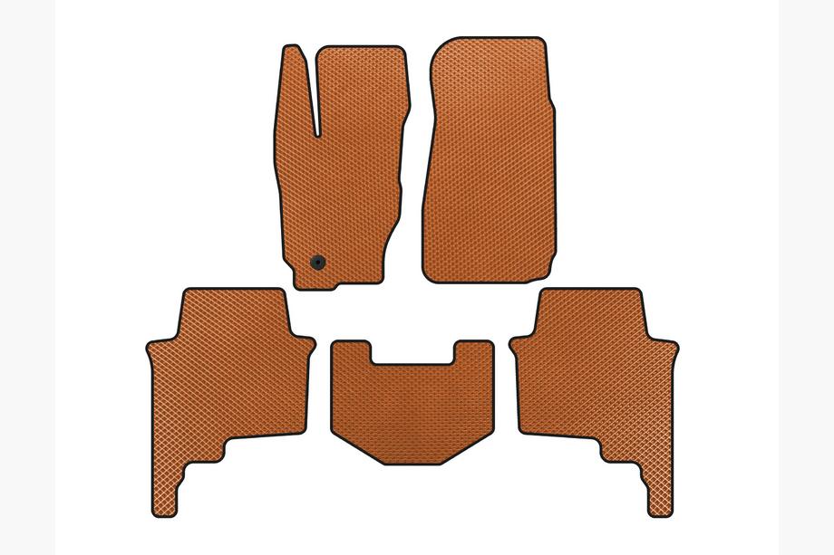 Jeep Commander 2005-2010 Tapis de sol EVA (Orange) Image