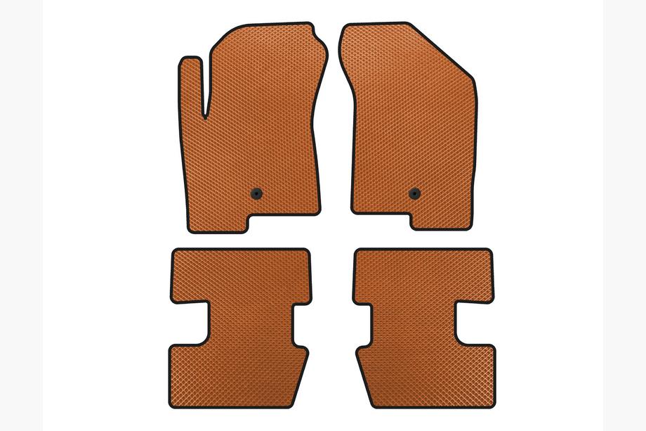 Jeep Compass 2006-2016 Tapis de sol EVA (2011-2016, Orange) Image