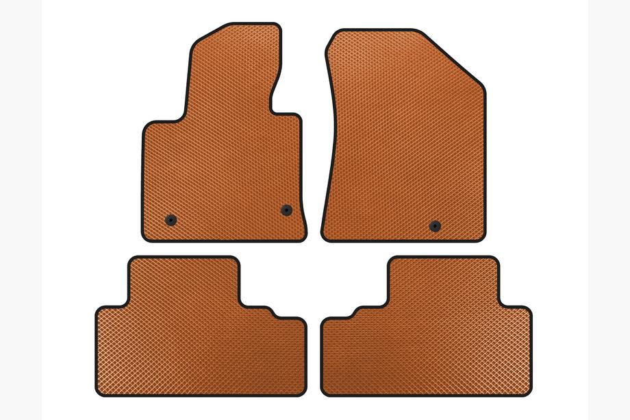 Kia Carens 2012- Tapis de sol EVA (Orange) Image