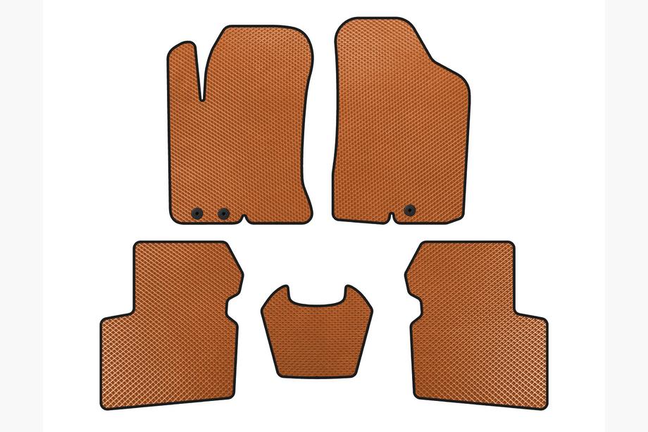 Kia Cerato 2 2010-2013 Tapis de sol EVA (SD, Orange) Image