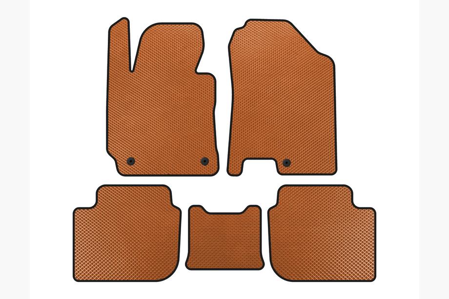 Kia Cerato 3 2013-2018 Tapis de sol EVA (SD, Orange) Image
