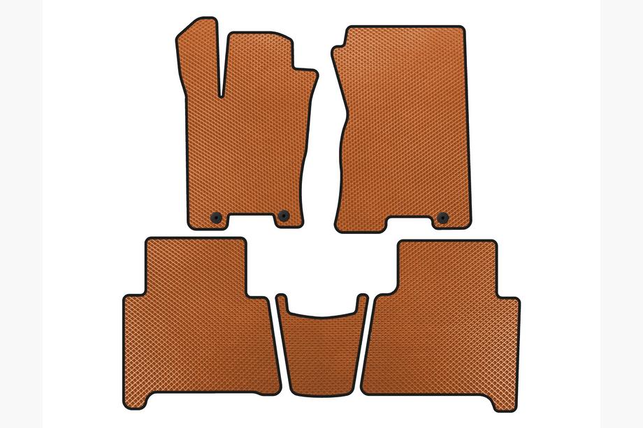 Kia Mohave 2008-2016 Tapis de sol EVA (Orange) Image