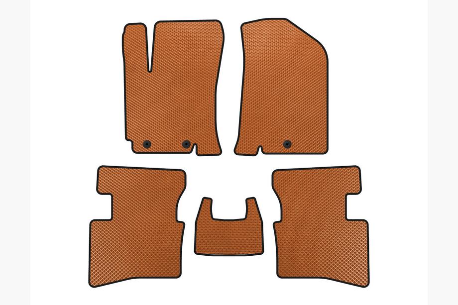 Kia Rio 2012-2017 Tapis de sol EVA V2 (Orange) Image