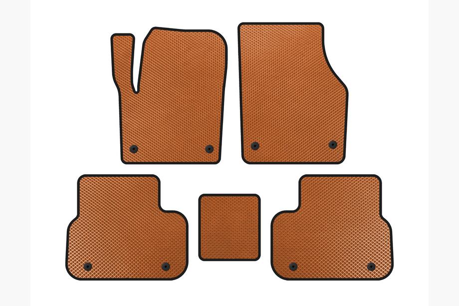 Land Rover Discovery Sport 2014- Tapis de sol EVA (2014-2019, 2 Rangées, Orange) Image