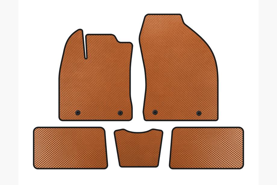Lexus CT200H 2011-2022 Tapis de sol EVA (HB, Hybride, Orange) Image