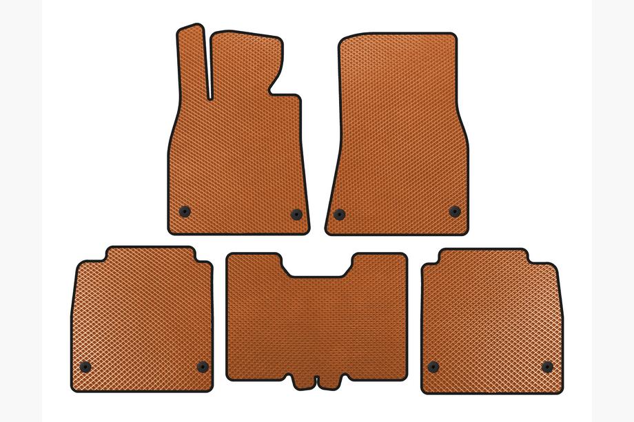 Lexus LS 2007-2017 Tapis de sol EVA (2007-2010, SD, Empattement Long, Orange) Photo 1