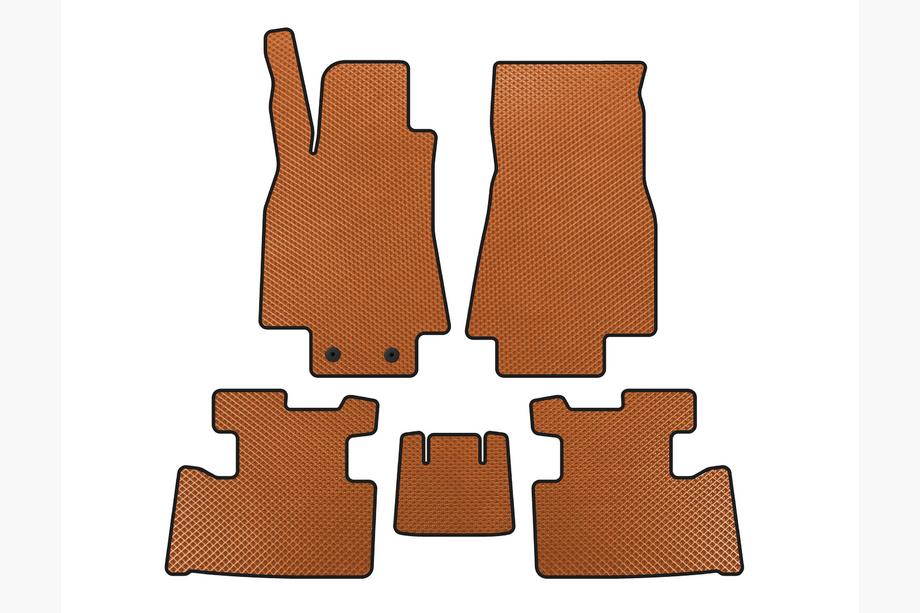 Mercedes A-class W169 2004-2012 Tapis de sol EVA (2004-2008, HB, 5 portes, Orange) Image
