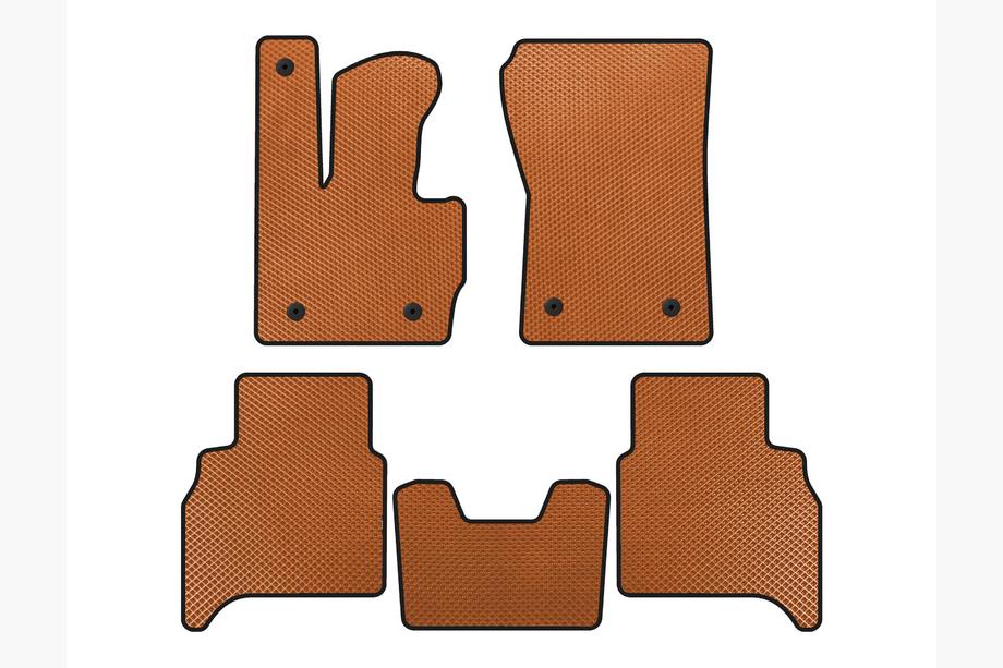 Mercedes G class W463 2018-2024 Tapis de sol EVA (Boîte automatique, Orange) Photo 1