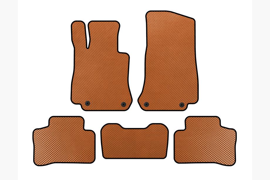 Mercedes GLC X253 2015-2022 Tapis de sol EVA (Orange) Image